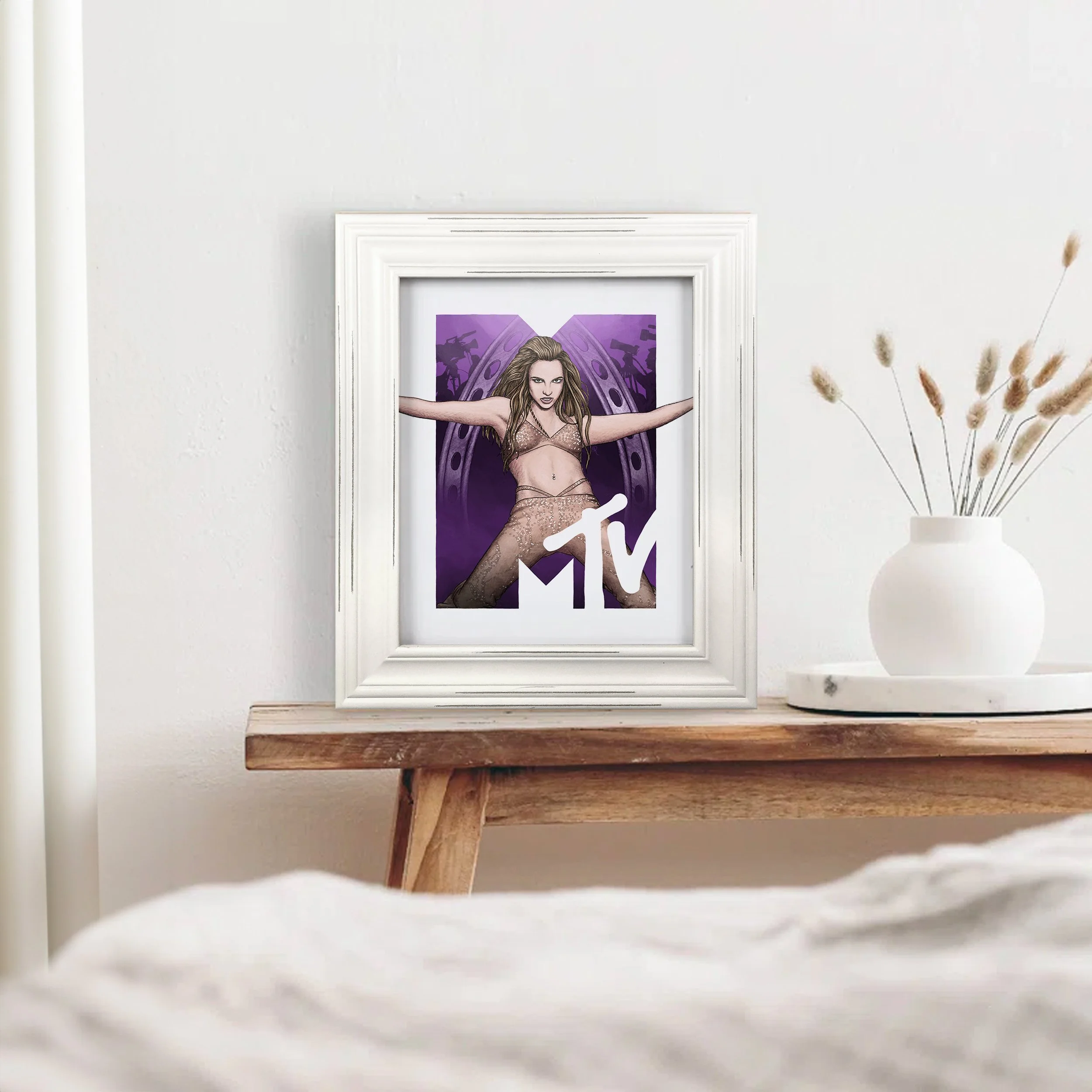 超貴重品　Britney Spears アートプリント 2点セット　未使用品 Britney Spears 